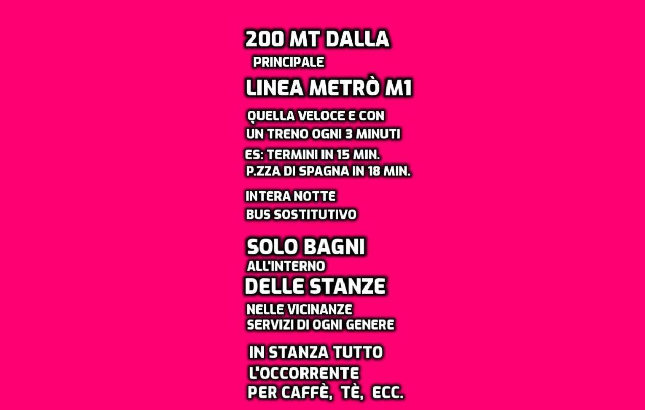 B&B Near Metro' Central Line - Only Wc In The Rooms 15 Minutes To Termini Station 20 To Spagna Square - In The Night Bus Roma Dış mekan fotoğraf